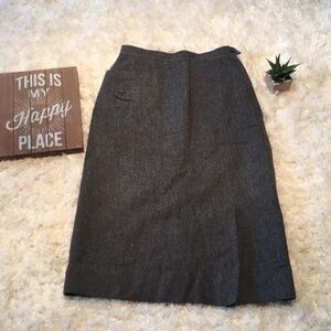 Vintage Ernest Donath Grey Skirt